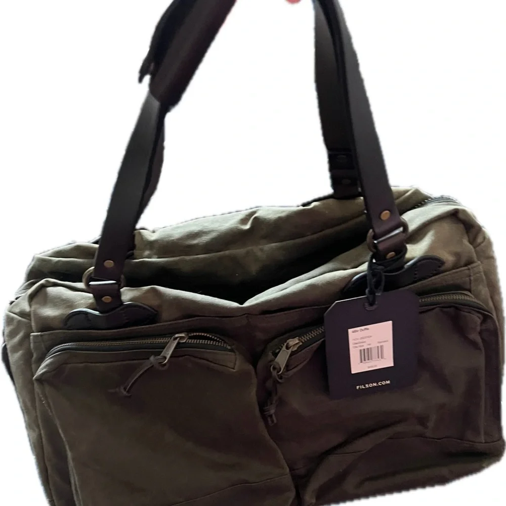 Filson 48hr tin cloth duffle bag - Picture 4 of 5